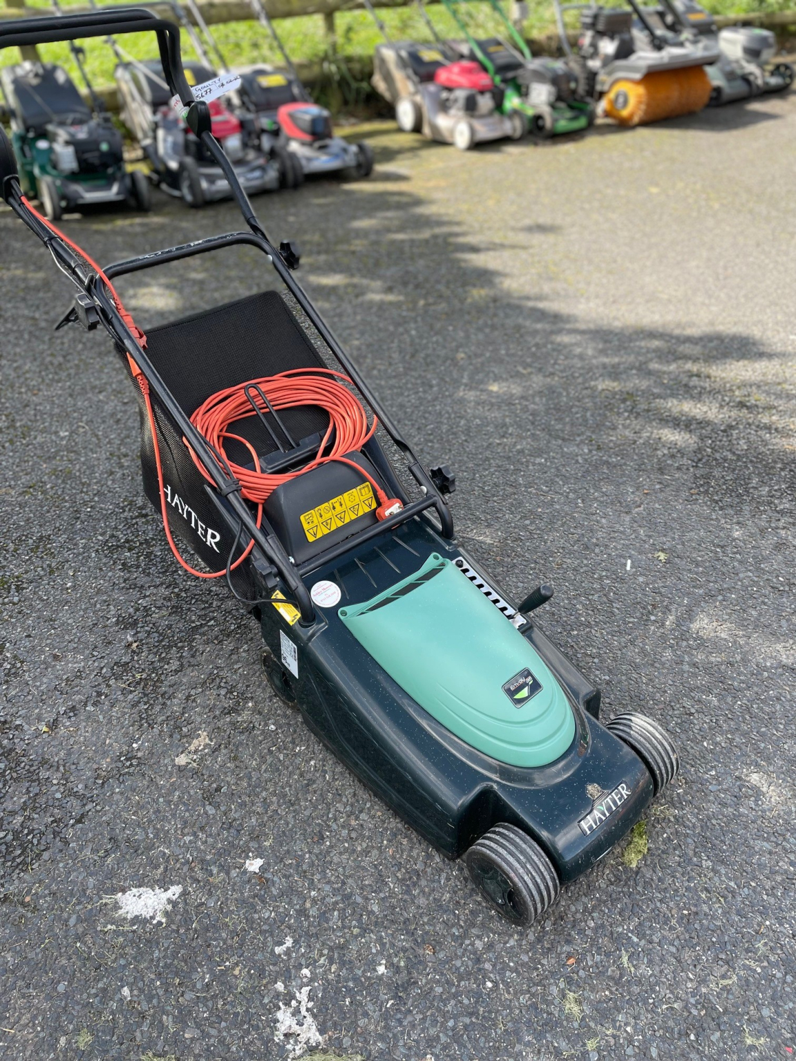 SOLD 2nd Hand Hayter Envoy 36 Electric Mower Ashley Mowers